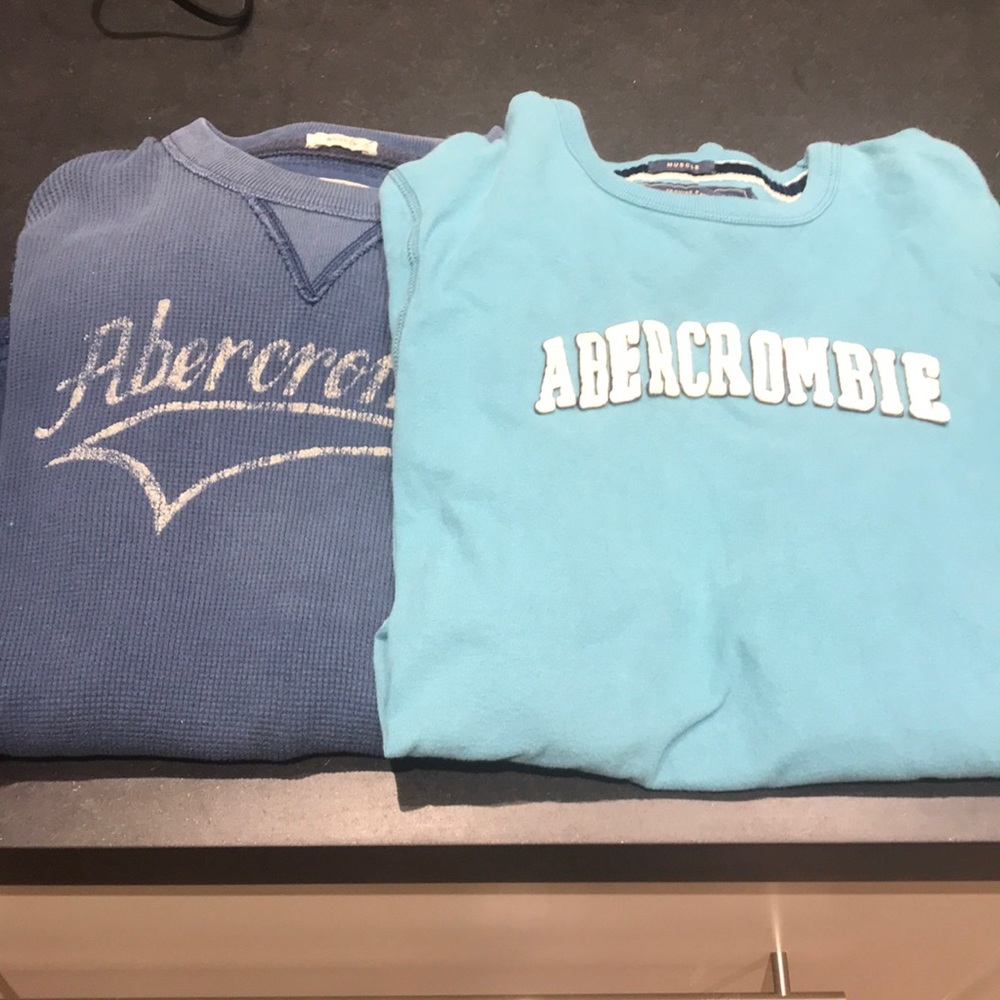 Abercrombie set of 2 long-sleeve shirts